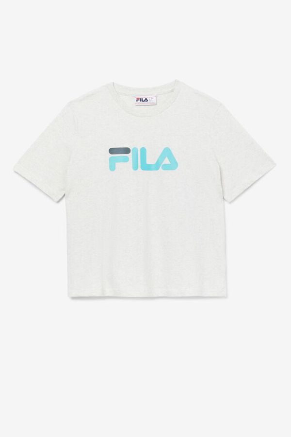 Camisetas Fila Mulher Azuis Turquesa - Fila Miss Eagle Oversized Graphic En Portugal,SMCP-13840